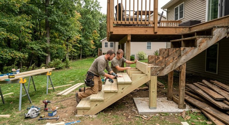 Deck Staining Service