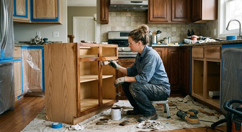 Cupboard Refinishing in Cincinnati, OH