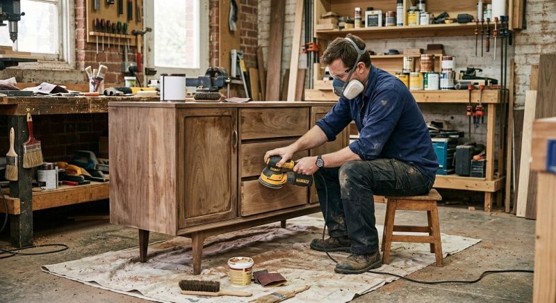 Wood Cabinet Refinishing in Carmel, IN